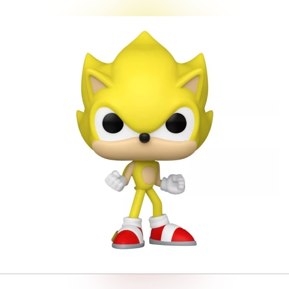 Funko Pop SUPER SONIC #923 (Sonic the Hedgehog) AAA, Anime Exclusive, W/P